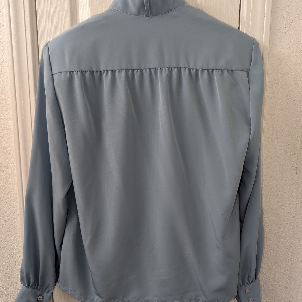 Pendleton Blue Blouse - Picture 2 of 3